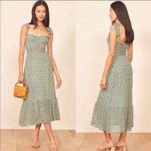 Reformation Nikita Venezuela 12 Tie Strap Dress